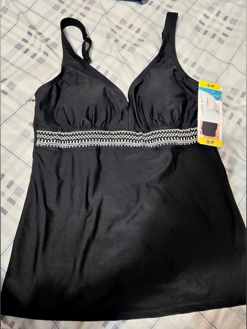 Christina Black One-Piece Swimsuit
